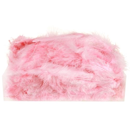 Product Craft Feathers Pink Bird Feathers Spring Easter 5–10cm 20g