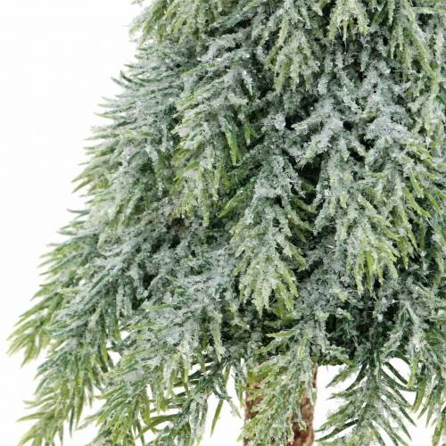 Floristik24 Deco Christmas tree snowed green, white 56cm