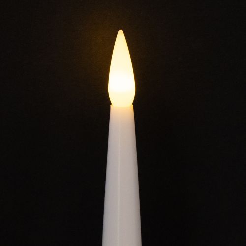 Product Tree candles LED stick candles with crystal yellow light 31cm 10 pieces