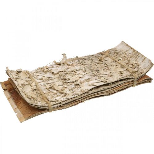 Floristik24 Tree bark decorative bark strips birch bark natural 30×12cm 6 pcs