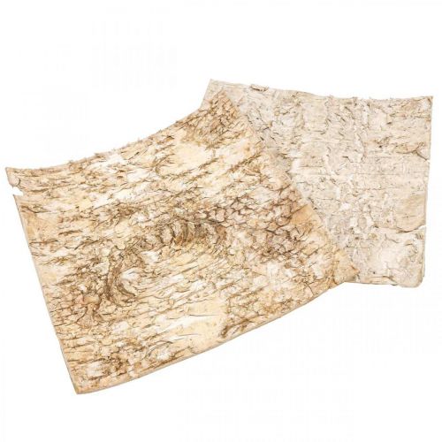 Product Tree bark deco bark square birch bark nature 20×20cm 6pcs