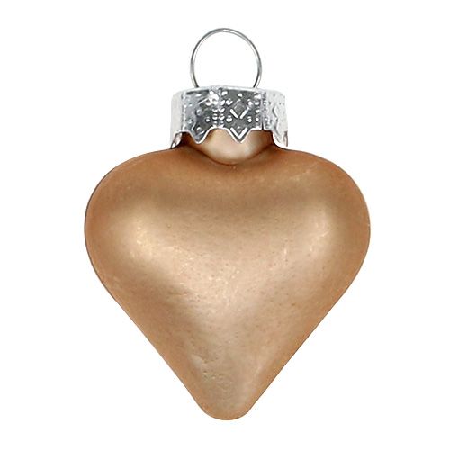 Floristik24 Tree decoration hearts mix pink 3cm 24 pcs