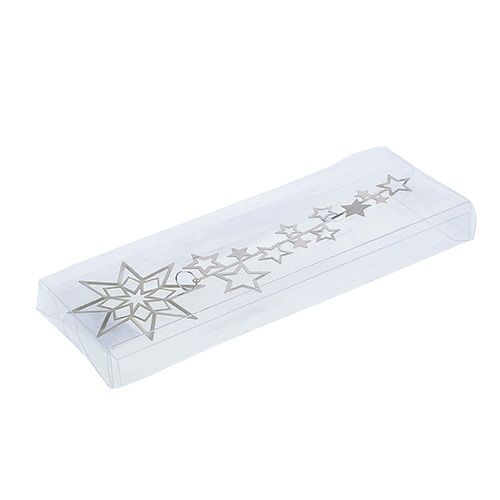 Floristik24 Tree decoration star 20cm silver 1p
