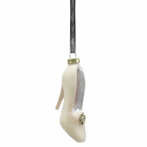 Floristik24 Christmas tree hanger pumps white 11cm 2pcs