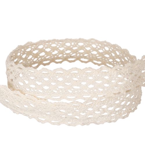 Cotton lace ribbon for