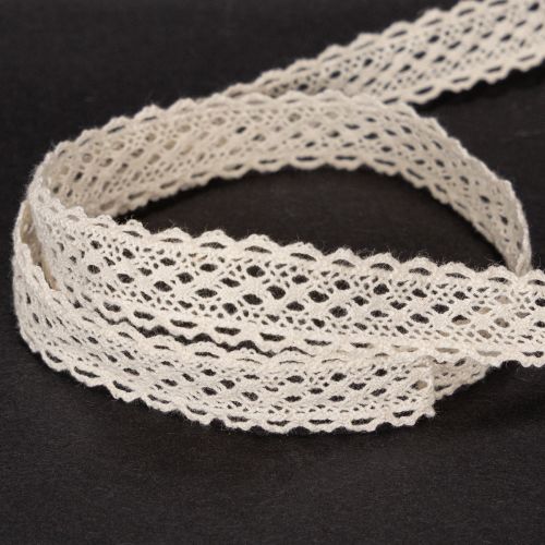 Cotton lace ribbon for
