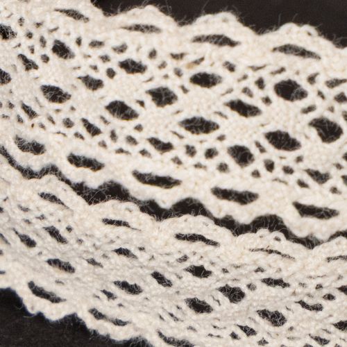 Cotton lace ribbon for