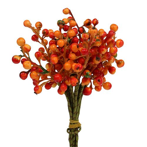 Floristik24 Berry bunch orange L20cm