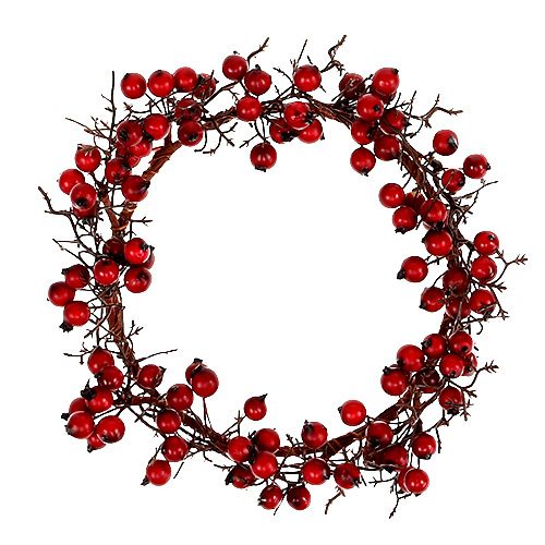 Berry wreath Ø15cm red