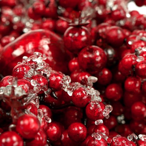 Floristik24 Berry wreath Ø 36cm, sweetened red