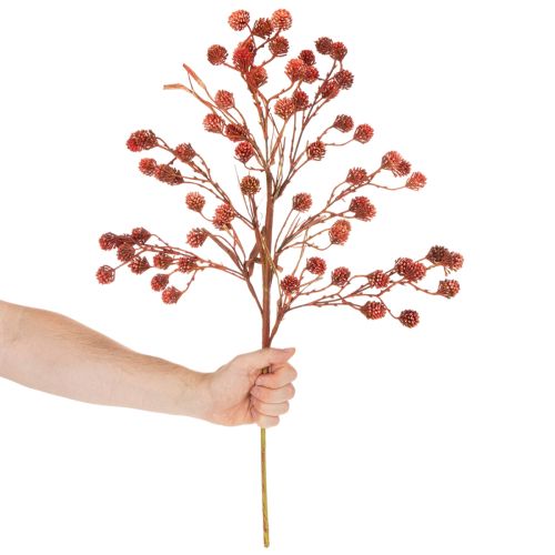 Artificial Berry Branch Autumn Decoration 68cm, Red and Green, Plastic | Floristik24.co.uk
