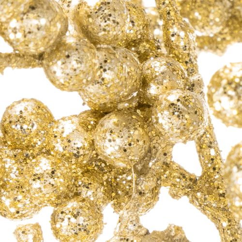 Artificial Gold Berry Branch Set 70cm 3 Pieces

```html
<h2>Artificial Gold Berry Branch – Decorative Seasonal Styling</h2>

<p>This set of artificial gold berry branches features three intricately crafted stems, measuring 70cm in length. Made from durabl | Floristik24.co.uk