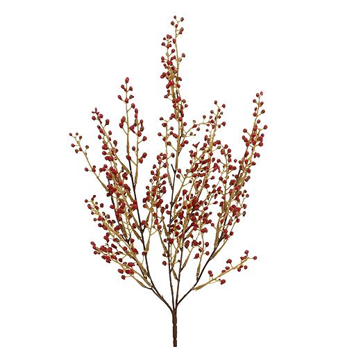 Floristik24 Berry branch artificially red 48cm 1pc