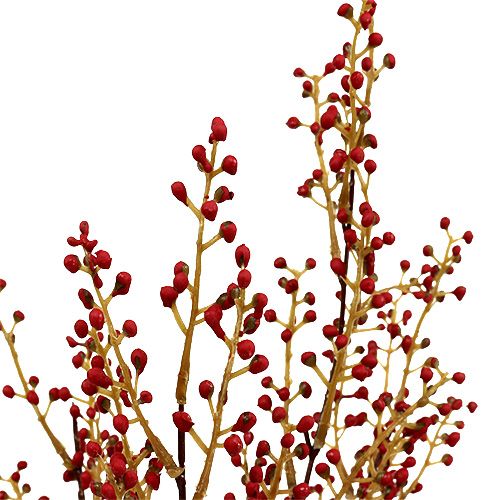 Floristik24 Berry branch artificially red 48cm 1pc