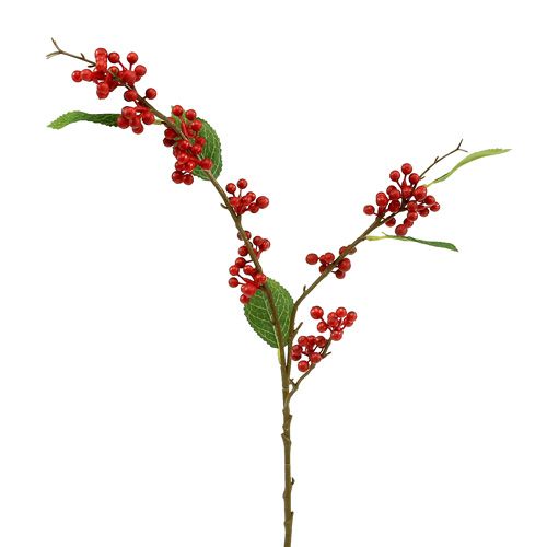 Floristik24 Berry branch red 63cm 4pcs