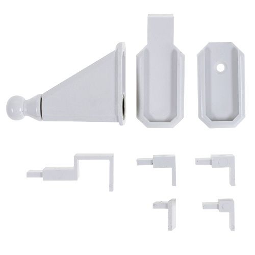 Floristik24 Fixing hooks for door and window decorations, white