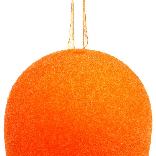 Floristik24 Flocked decorative eggs 12cm 8 pcs