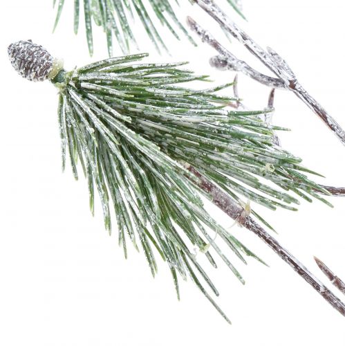 Product Winter decoration mountain pine branch artificially snowed L70cm