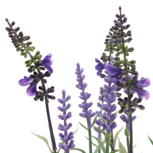 Floristik24 Artificial lavender in a pot H25cm