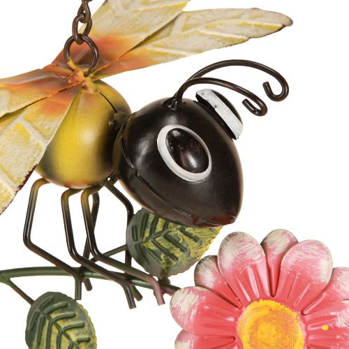 Product Bee Decoration Metal Garden Decoration for Hanging Painted 21×21cm
