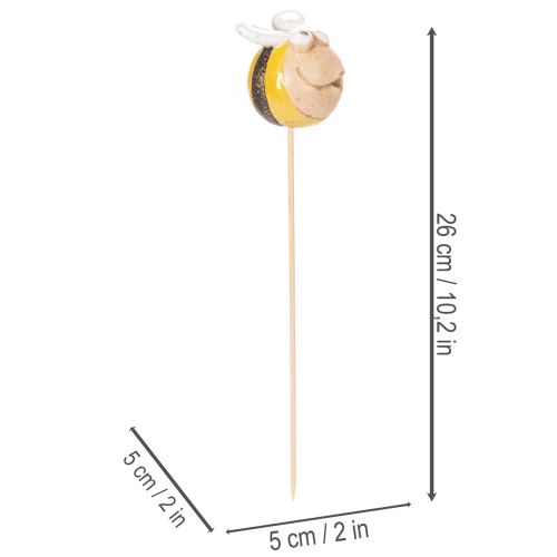 Product Garden stake bee outdoor decoration for the garden and balcony 26cm 4pcs