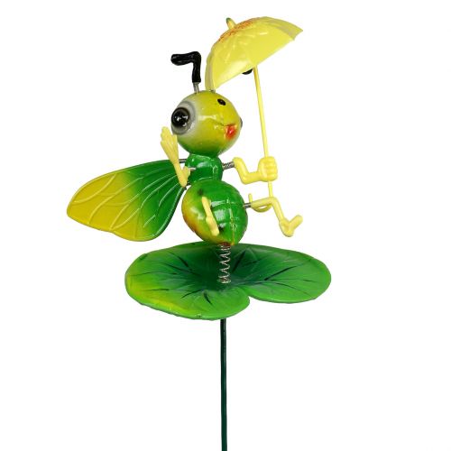 Floristik24 Bee with umbrella as garden plug 73cm