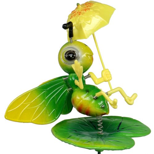 Floristik24 Bee with umbrella as garden plug 73cm