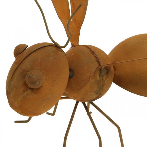 Product Decorative figure bee, metal insect, garden decoration with patina L20cm H19cm