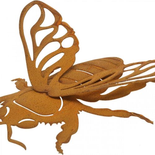 Floristik24 Patina garden decoration bee L15cm
