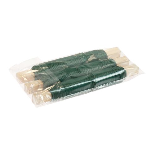 Floristik24 Floral wire wrapping wire binding wire green 0.65mm 100g 3 pcs