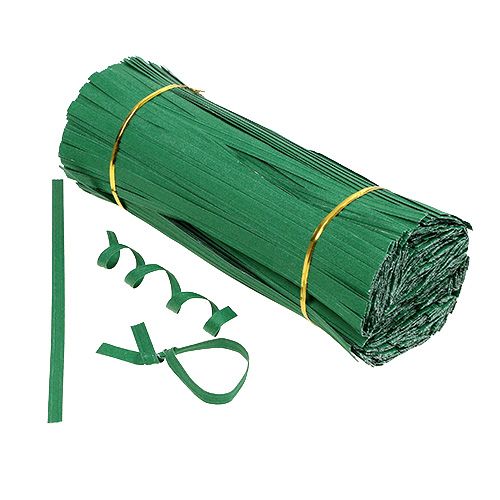 Floristik24 Binding strips medium green 25cm 2-wire 1000p