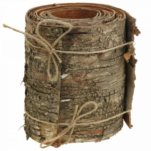 Floristik24 Birch bark roll brown, gray bark for crafts 15×300cm