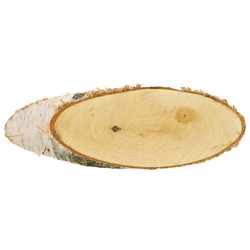 Product Birch discs oval nature wooden discs deco 18-22cm 10p