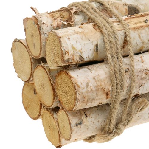 Floristik24 Birch branches bundled natural 30cm 8pcs