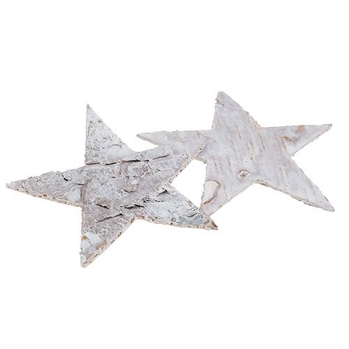 Product Birch Star white washed 6,5cm 36pcs