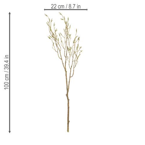 Product Artificial birch branch, elegant accessory for table and room decoration, 100cm
