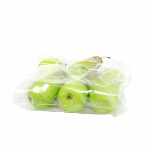 Floristik24 Food dummy pear 10.5cm green 6pcs