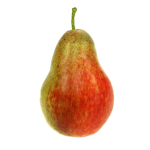 Floristik24 Pear red, green 11cm - 12cm 3pcs