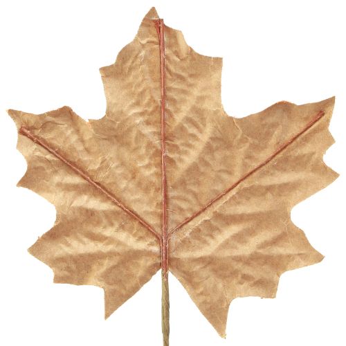 Product Autumnal maple leaf decorations in vibrant orange and green tones 16–33cm 6 pcs