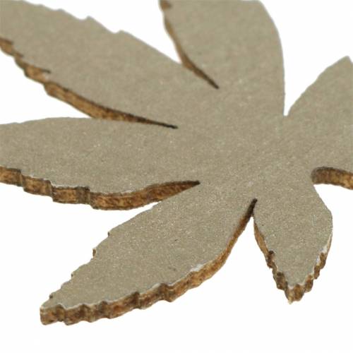 Product Scatter decoration leaves yellow, brown, platinum assorted 4cm 72 pcs