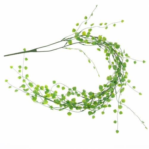 Floristik24 Leaf garland 87cm green artificial 2-strand