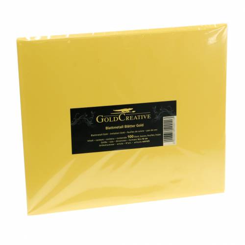Product Foil leaves 16×16cm Golden 100p