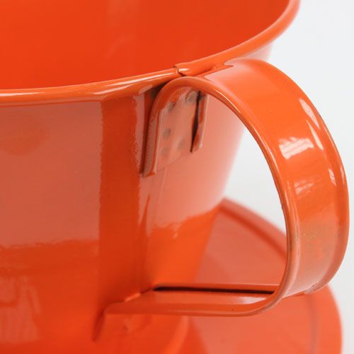 Product Decorative cup orange Ø16cm H11cm