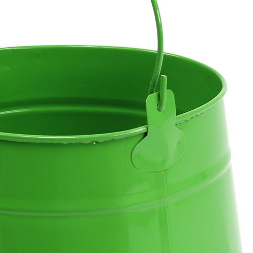 Product Tin pot green Ø16cm H13cm