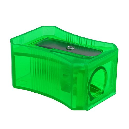 Floristik24 Pencil sharpener green 6cm