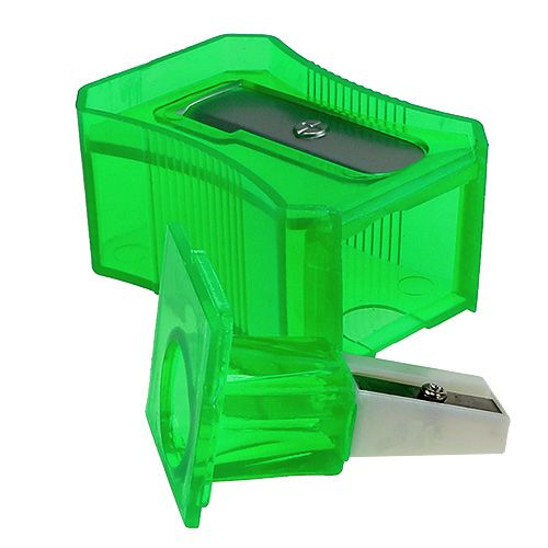 Floristik24 Pencil sharpener green 6cm
