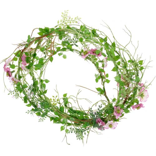 Floristik24 Flower garland pink 180cm