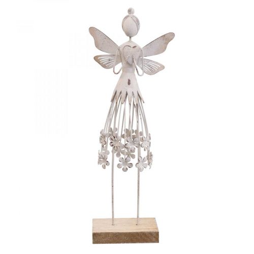 Floristik24 Blossom fairy table decoration spring metal decoration fairy white H30.5cm