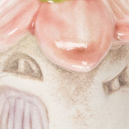 Product Hanging decoration flower ceramic fairy house as decoration for hanging 6cm 6pcs