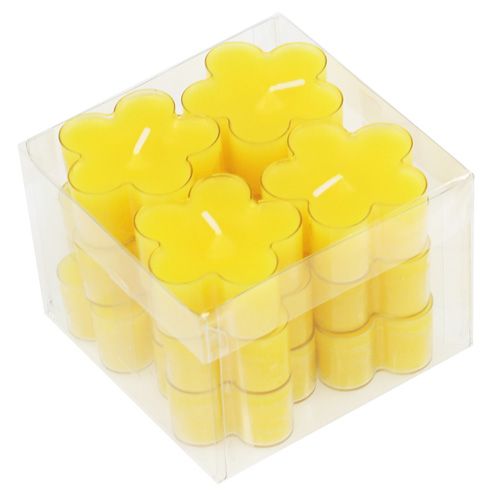 Floristik24 Flower light yellow 12pcs